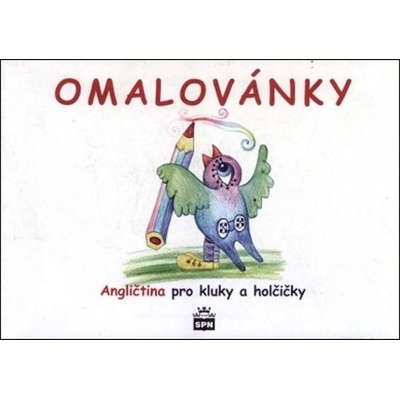 Omalovánky Angličtina pro kluky a holčičky
