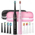 Fairywill Sonic toothbrush FW-507 - ЧЕРЕН/РОЗОВ -- BLACK/PINK