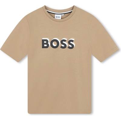BOSS Kidswear Тениска бежово, размер 16A
