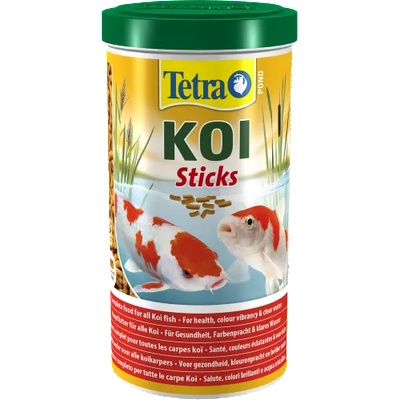 TETRA Pond Koi Sticks - пълноценна храна за всички риби Koi, осигуряваща здравословно и биологично балансирано хранене