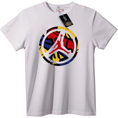 NOONEBRAND Тениска Jordan Символ на Мира - 2XL, White