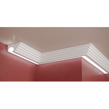 Ld-05 Декоративен профил за скрито led осветление ► 2метра (ld05)