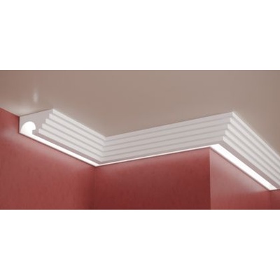 Ld-05 Декоративен профил за скрито led осветление ► 2метра (ld05)