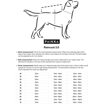 PAIKKA Кучешки дъждобран PAIKKA Raincoat 2.0 41 x 26 x 0, 9 cm (1049047)