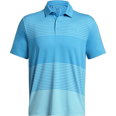 Under Armour Блуза с яка Under Armour Men's Stripe Short-Sleeve Performance Polo Shirt - Blue