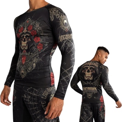 VENUM Рашгард Venum Santa Muerte 5.0 Deep Black/Gold - S
