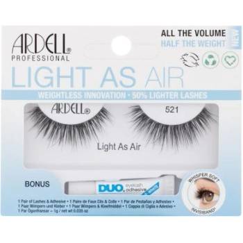 Ardell Light As Air 521 комплект: изкуствени мигли Light As Air 521 1 чифт + лепило за мигли Duo 1g