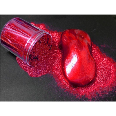 SuperRed extra výrazná metalická farba, nariedená, objem: 1 liter