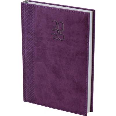 Бележник с дати термо с кант 14х20 cm Лилав (2011018-13-42049446)