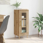 vidaXL Служебен шкаф дъб артизан 34 x 34.5 x 90 см Инженерна дървесина (881589)