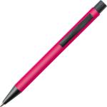 MACMA Пластмасова химикалка с метален клип, розов (00219-А-РОЗОВ)