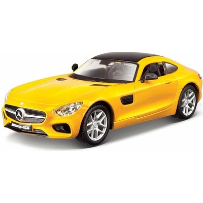 Bburago Auta HOBBY Mercedes AMG GT žlutá metalíza 1:32