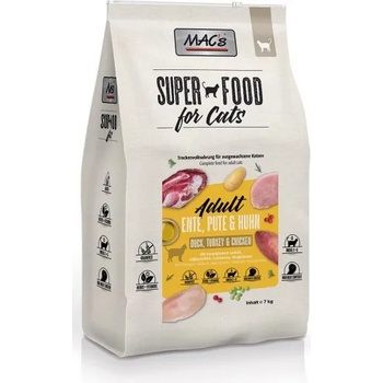 MAC's Mac’s Cat Adult GRAIN FREE, висококачествена храна за пораснали котки, БЕЗ ЗЪРНО, с патешко, пуешко и пилешко месо, 7 кг - Германия - 80520