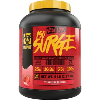 MUTANT ISO Surge, strawberry milkshake, 2.27 kg, Mutant (20054EX)