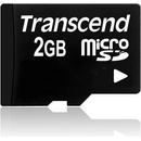 Paměťové karty Transcend microSD 2 GB TS2GUSDC