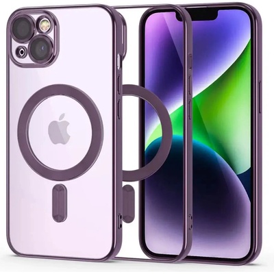 Tech-Protect Кейс Tech-Protect MagShine Line MagSafe за iPhone 14, лилав (9490713935583)
