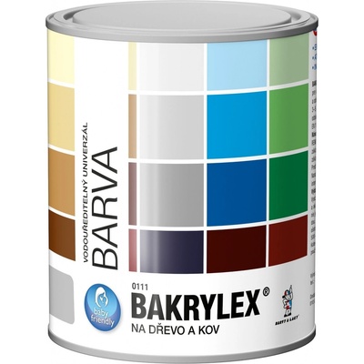 Bakrylex Univerzal mat 0,7 kg černá – Zboží Dáma
