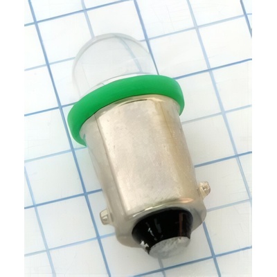 AUTOLAMP LED 12V (T4W) Ba9s zelená rozptyl 2 ks