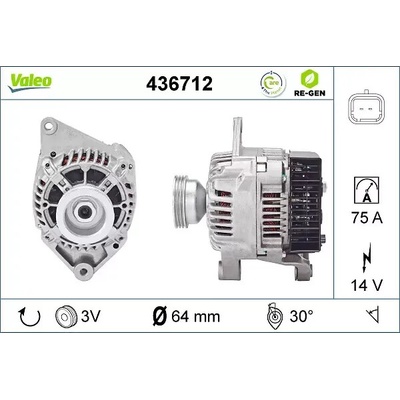 VALEO Alternátor VA 436712