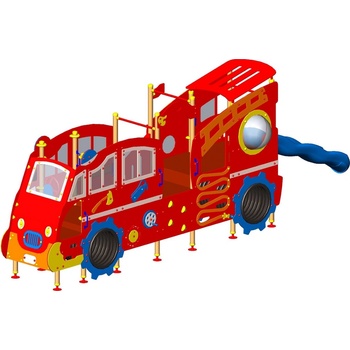 Playfactory КОМБИНИРАНО ДЕТСКО СЪОРЪЖЕНИЕ firetruck ps0052-1