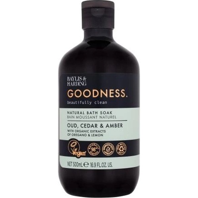Baylis & Harding Goodness Oud Cedar & Amber pena do kúpeľa pre dámy 500 ml