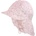 maximo Шапка с козирка maximo Baby Girl's Peak Cap with Short Neck Protector + Tie Cap - Wollweiß / Blümchen - размер 49 cm (904-6330-0216)