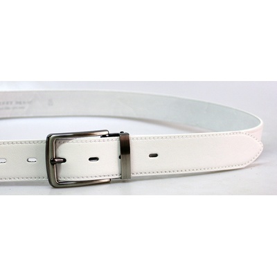 Penny Belts kožený bílý pásek 35-020-2-00