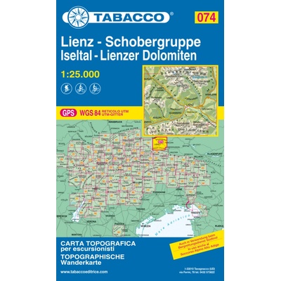Wanderkarte 74 Lienz-Schobergruppe-Iseltal-Lienzer Dolomiten 1:25 000