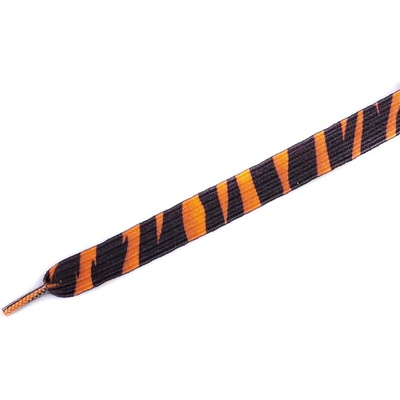 Tobby ZEBRA Dětské elastické ploché oranžové/černé