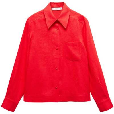 MANGO Блуза 'Rodas' червено, размер XXS