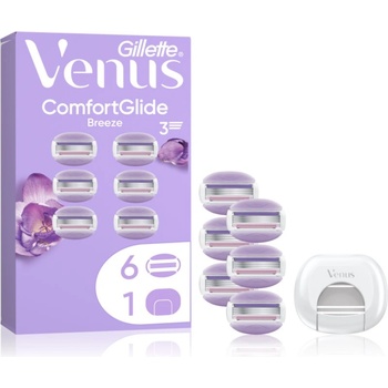 Gillette Venus ComfortGlide Breeze Резервни остриета + защитен капак 6 бр