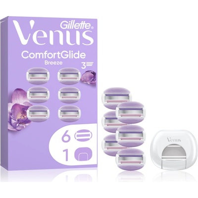 Gillette Venus ComfortGlide Breeze Резервни остриета + защитен капак 6 бр