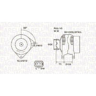 Generátor MAGNETI MARELLI 063731960010