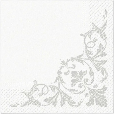 PAW Tete á Tete TL124608 Motif Silver servítky 3V 20ks 33x33cm
