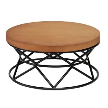 Image 1 of Horecano HORECANO-Метална стойка за блок маса с дървен плот ф27х h13cm (HC-93860) (0193860)