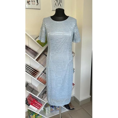 BEST Dámské pouzdrové šaty JULIA Modrá 0020083