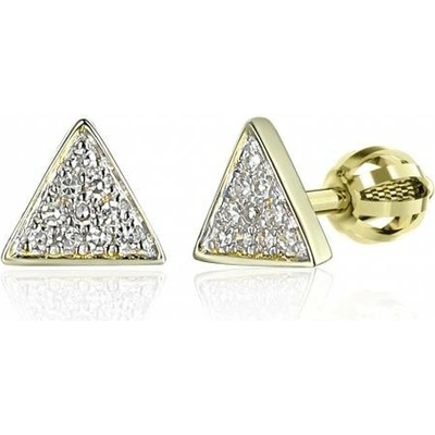 Gems, Geometrické pecky Parvati, kombinované zlato s brilianty, 585-38-3-8007.2ZB0.0.00.HSISC.000.05