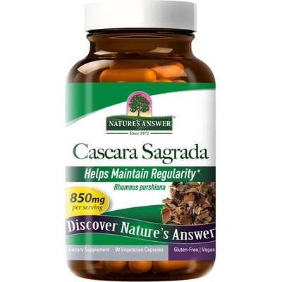 Nature's Answer Cascara Sagrada Bark 90 Veg Kapslí