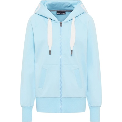 ELBSAND Дамски суичър Elbsand Women's Kelda Hood-Jacket Training jacket - Wave Blue - размер XS (103-2202-1011)