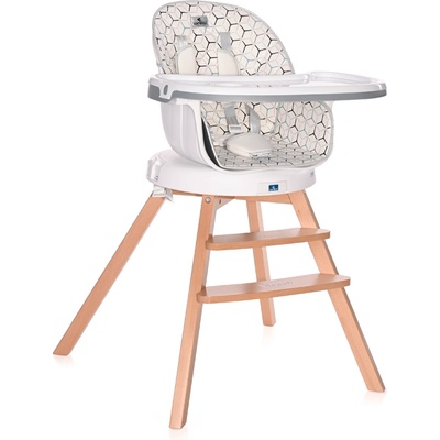 Lorelli Столче за хранене с ротация Lorelli - Napoli, Grey Hexagons (10100472132)