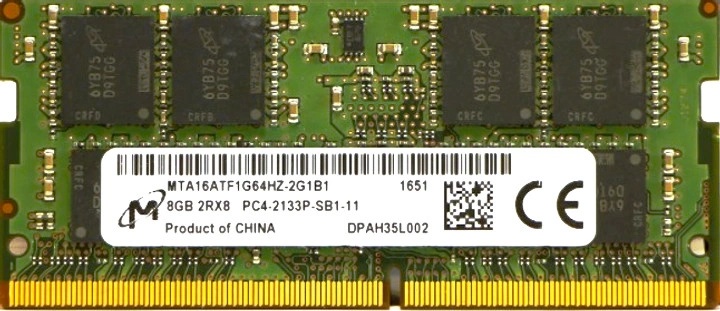 Micron DDR4 8GB 2133MHz CL15 MTA16ATF1G64HZ-2G1B1 od 1 120 Kč