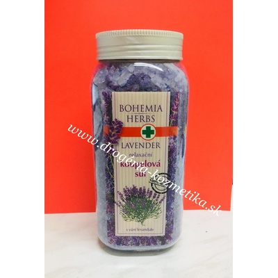 Bohemia Herbs Lavender regenerační koupelová sůl 900 g