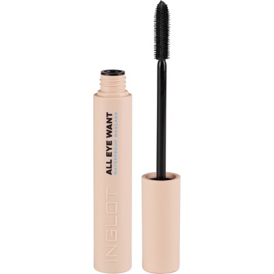 Inglot All Eye Want vodeodolná riasenka black 9 ml