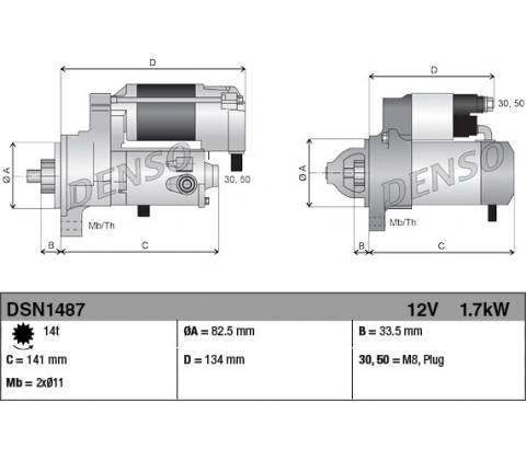 DENSO Startér DSN1487