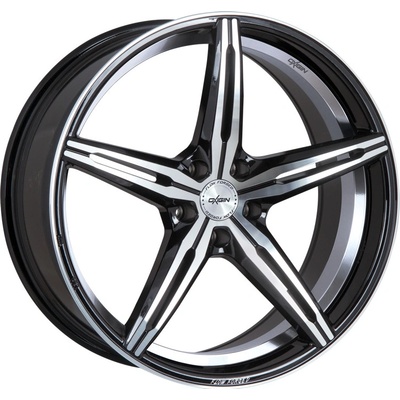 Oxigin 23 8,5x19 5x115 ET40 black polished diamond