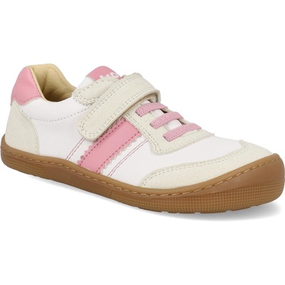 Koel detské tenisky barefoot Dylan 3.0 Pink bielo-ružové