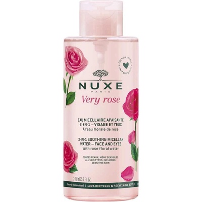 NUXE Very Rose почистваща мицеларна вода за всички типове кожа 750 ml
