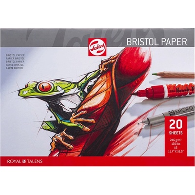 Talens Bristol papier A3 246g 20 listov