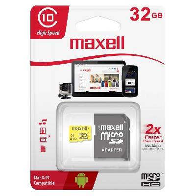 Карта памет Maxell micro SDHC, 32GB (ML-SDMICRO-32GB-CLASS10)