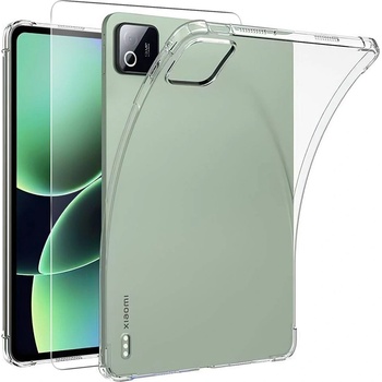 Xiaomi Прозрачен TPU калъф със скрийн протектор от закалено стъкло за Xiaomi Pad 8 / 8 Pro